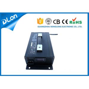 Led displayer black aluminium case txt plug 48v 15a golf cart charger for ezgo