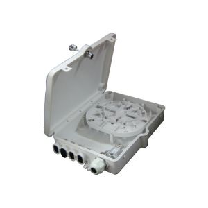 Wall / Pole Mounting FTTH Fiber Optic Terminal Box 8 Ports Abs Plastic Outdoor