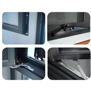 Open Style Aluminum Frame Sliding Windows , Modern Aluminum Windows Residential