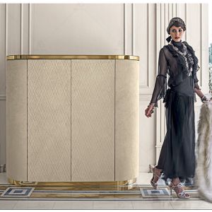 1800mm Cabinet Console Table 0.45m Marble Top Console Table