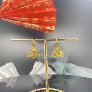 Fashionable Small Gold Plumeria Earrings