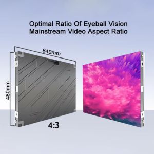 250x250 Flexible Transparent LED Video Wall Display Commercial Screen ODM