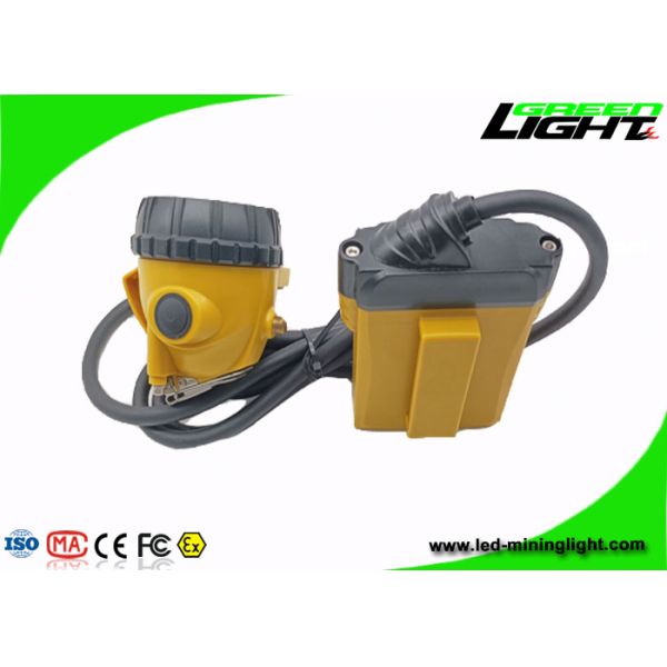10.4Ah 390lum Waterproof Miners Cap Light 1.8W With Cradle Charger