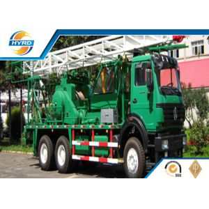 Quality Oilfield Vehicles Oil Recovery Truck With Mobile Pumping Unit / Oil Bailing Rig for sale
