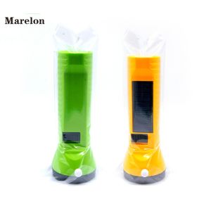Rechargeable LED Emergency Flashlight , Solar Power LED Torch Flashlight
