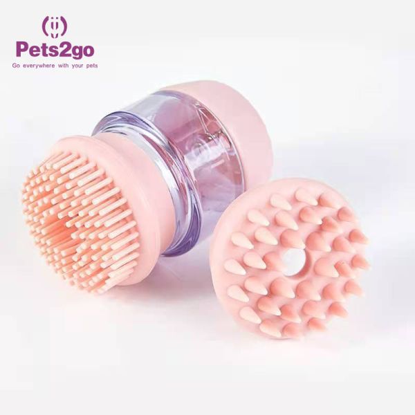 Buy Multi Functional 6x12cm Silicone Brush Pet Bathing Tool at wholesale prices
