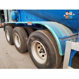 Construction Sites Steel Q235 CCC Dry Bulk Tanker Trailer