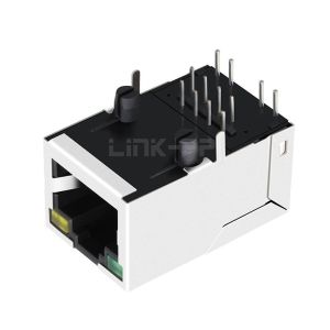 Pulse J1011F01PNL Compatible LINK-PP LPJ1011BBNL 10/100 Base-T Single Port RJ45