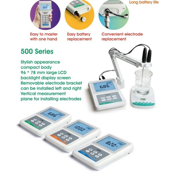 Professional Water pH Device with High Accuracy and -10.0°C-110.0°C Temperature Range