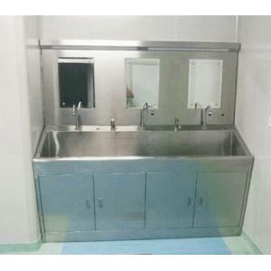 Medical stainless steel hand washing sink