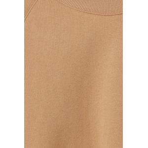 Simple Design Inner Blanket Cropped Drawstring Sweatshirt