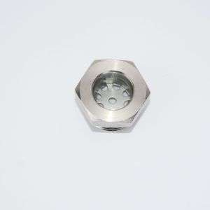 Quality Polished Finish Hermetic Sight Glass with Threaded Connection and PTFE Seal Material Specially Designed for sale