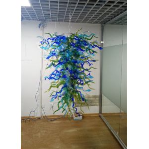 Custom blown glass Drop chandeliers Art Chandelier Contemporary Handmade Blown