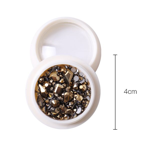 See Details Flat Bottom Mix Shape Glass Nail Diamond Rhinestones for Nail Art from Yiwu