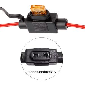 12/24/32V Water Resistant Mini Automotive Fuse Holder
