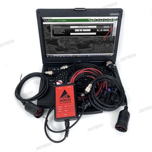 For AGCO CANUSB EDT with CF53 laptop Massey Ferguson FENDT AGCO Interface Diagnostic Tool Agricultural Diagnostic Scanner