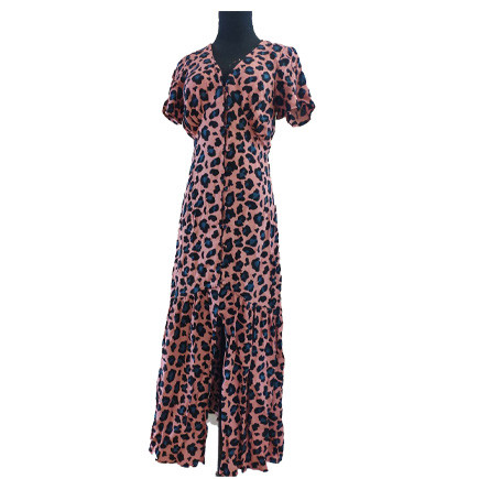 Buy Summer Floral Printed Short Sleeve Ladies Casual Wear at wholesale prices