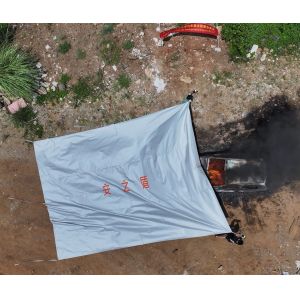 Thermal Resistance Suntex Car Fire Blanket In Gray