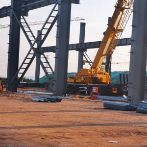 Custom Steel Hangar Warehouse 8 Degree Seismic Resistance Q235B/Q345B