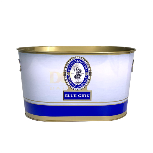 DADI 5L 7.5L 15L Tinplate Metal Ice Bucket Galvanized Tinplate Custom Beer Buckets