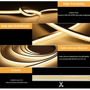 Dotless Flexible COB LED Strip