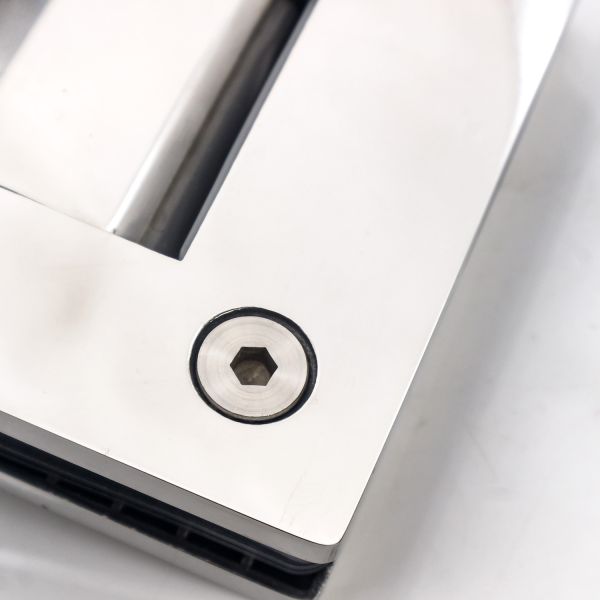 Stainless Steel 304 Hydraulic Hinges for Fixed 8-12mm Glass Shower Door Accessory