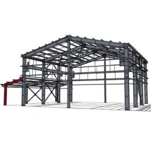Industry Steel Structure Hangar Frame Prefab Steel Fabrication Workshop