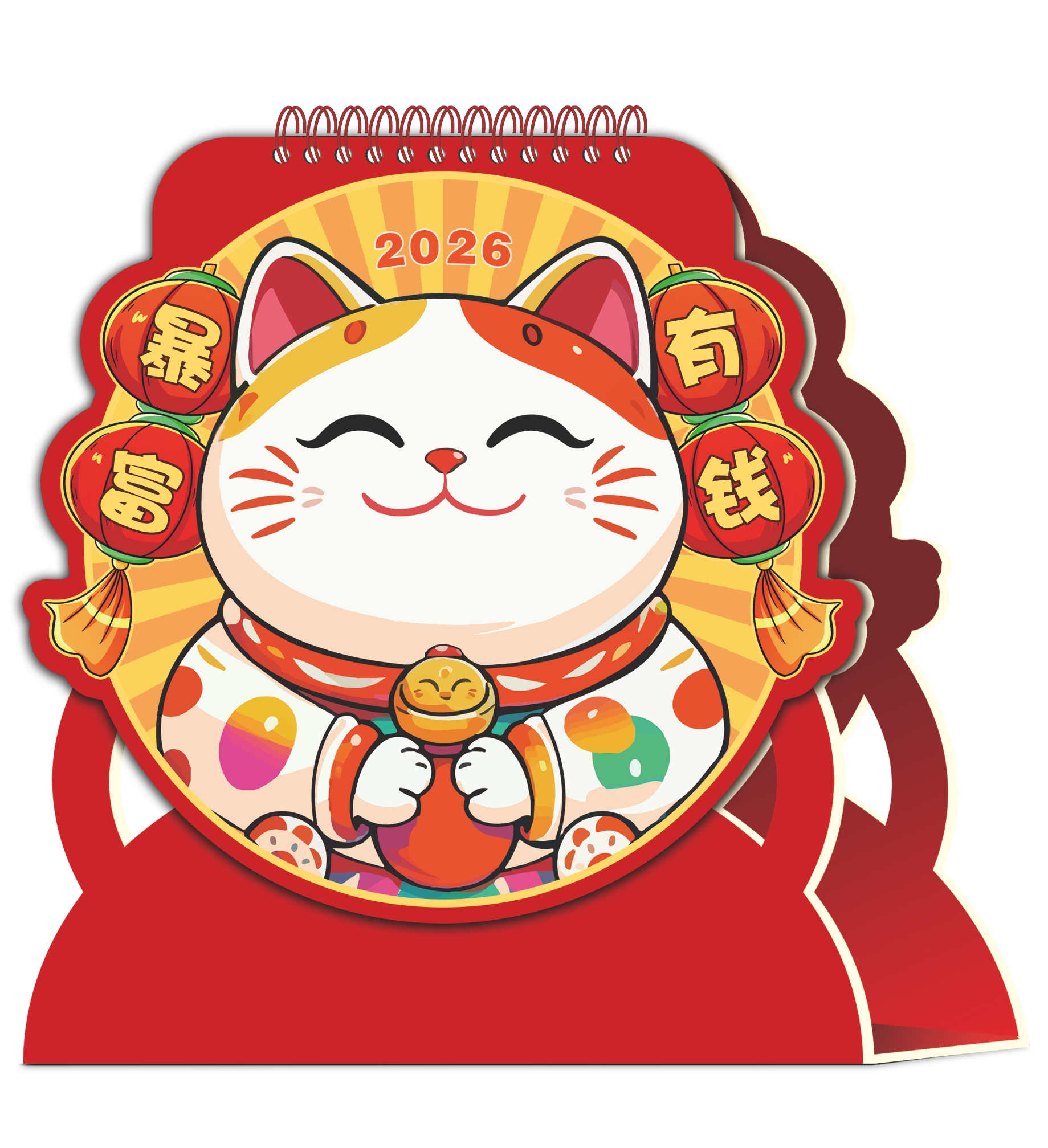 China Wholesale Custom Logo Printing Monthly Desk Table Calendar for Chinese Promotion Use on sale