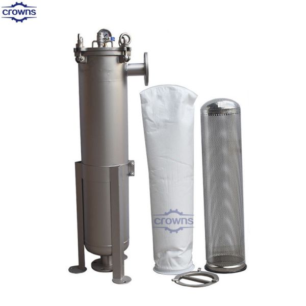 Buy Stainless Steel Filter Housing Water Purifier SUS 304 SS Bag Filter Housing DN25/DN50 at wholesale prices