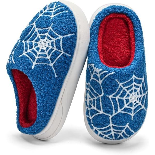 Cozy and Fashionable Kids Indoor Slippers with High-Density Memory Foam and Breathable Knit Upper