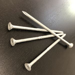 Batten T17 Wood Deck Screws Glavanized Bugle Hex Socket Head 14g 150mm