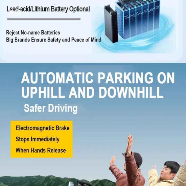 Senior Electric Four Wheeled Mobility Scooter 53KG With Automatic Braking