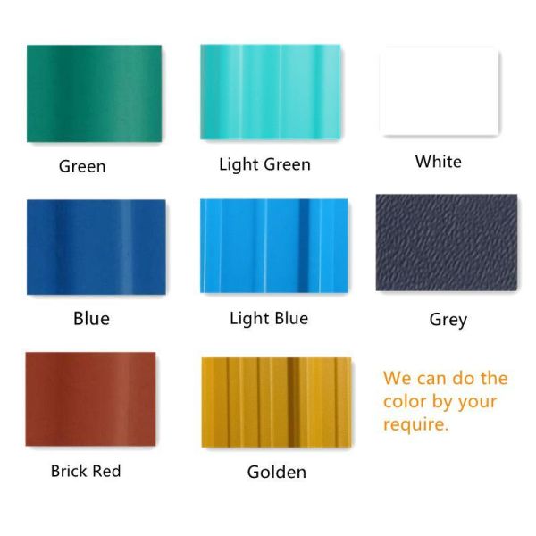 4 Layer ASA Coating PVC Trapezoidal Roof Sheets White ASA Surface UPVC Roofing Sheet