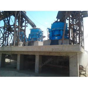 Feeding 450mm 400kw 1000t/H Cone Crusher Machine