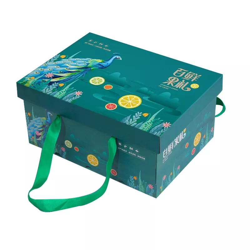 Quality Custom Printed Fruit Packaging Boxes OEM ODM Vegetable Packing Box for sale