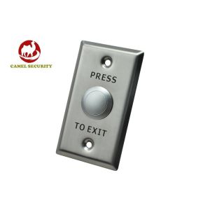 Mortise Mounted Spdt Door Exit Push Button Momentary Switch Waterproof 115 * 70
