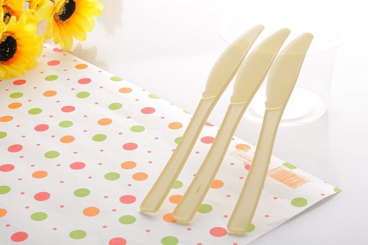Disposable plastic knife for Sweet food bread cake knife fruit knife