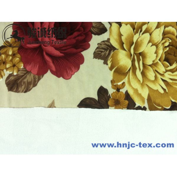 Anti static/anti pilling paper printing velvet for apparel and upholstery