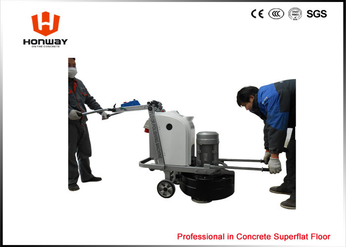 Gear Driven Industrial Floor Grinder Planetary Grinding Machine With 250*3 Plate