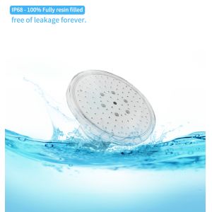 1.5 Inch Anti UV Vinyl Pool Light Underwater Resin Filled AC 12V