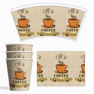 Water-Based Coating Paper Cup Fan Food Grade Substitute PE Paper Sheets Eco