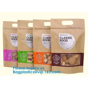 China Recycled Eco Friendly Corn Starch Zip lockk Stand Up Food Packaging 100% Compostable Biodegradable Plastic Pouch Bag on sale