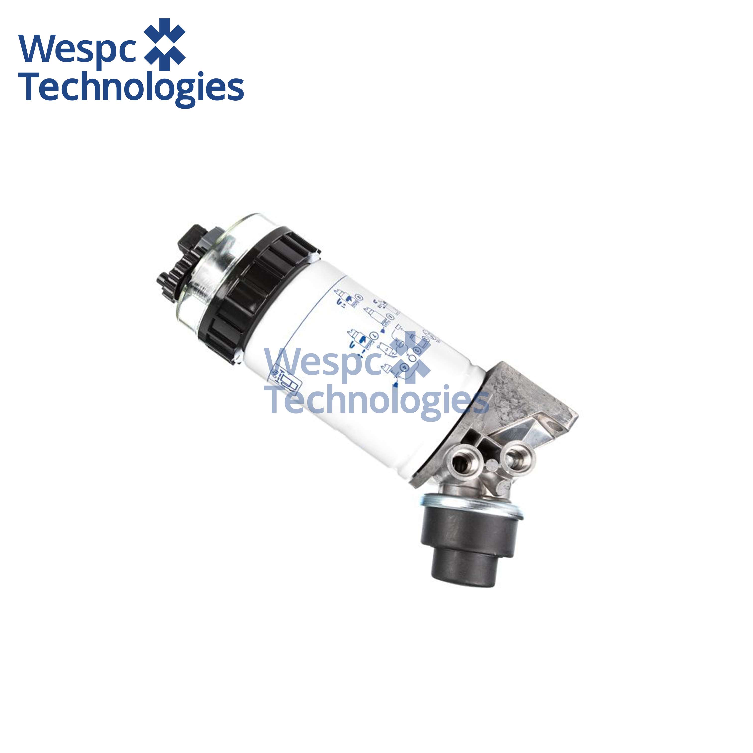 WESPC Fuel Filter Assembly 2656F087 For for Perkins 1104C-44T Diesel Engines