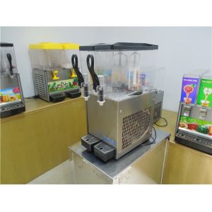 Unbreakable Fruit Juice Dispenser Machine Twin Tanks CE Certification Passed