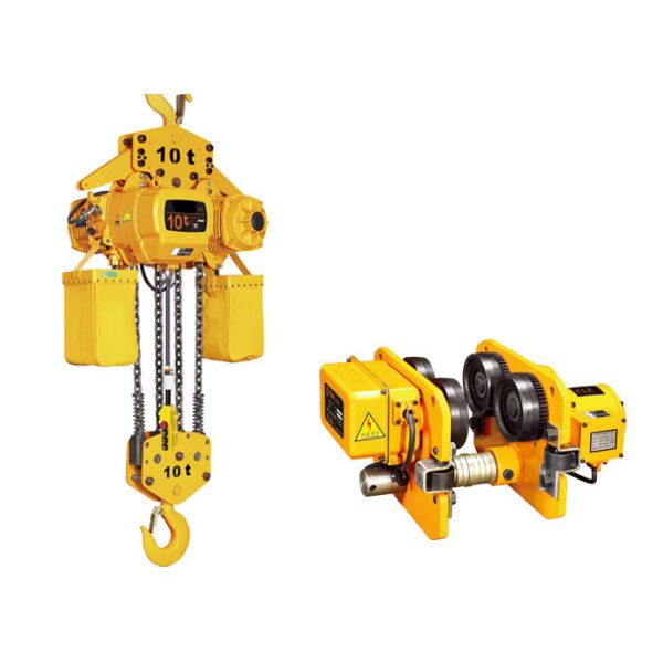 Buy Pendant Control Electric Chain Hoist 5 Ton With Yellow Painting at wholesale prices