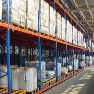 1000kg Push Back Roller Racking Press In Shelving Push Back Pallet Rack System