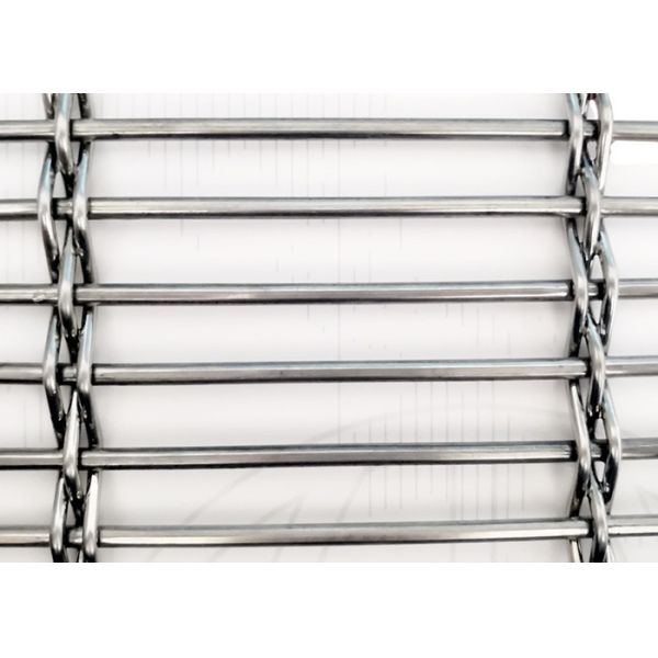 Buy Screen Dividers Architectural Woven Wire Mesh Barrette Weave PVD Coating at wholesale prices