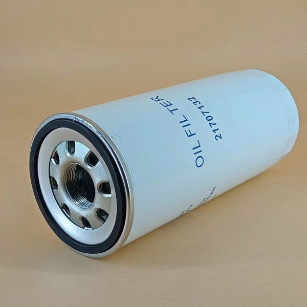 Smooth Oil Circulation Excavator Oil Filter 21707132 with Glass Fiber Core Components