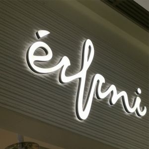 Custom LED Backlit Acrylic Sign Three Dimensional effect Long life cycle