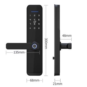 Security Tuya Biometric Fingerprint Lock Compatible For Apartments Office
